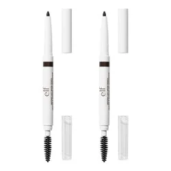 e.l.f. Instant Lift Brow Pencil Set - Deep Brown - 2ct/0.006oz Each: Paraben-Free, Vegan, Finish