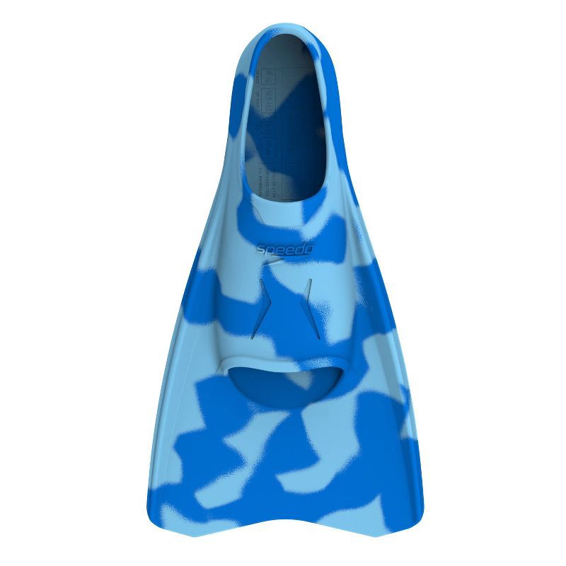 slide 1 of 5, Speedo Kids' Swim Fin - Angelic Blue/Ibiza Blue L, 1 ct