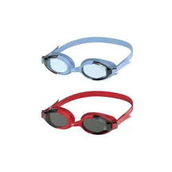 Speedo Junior Seaspray 2pk Swim Goggles - Blue/Red