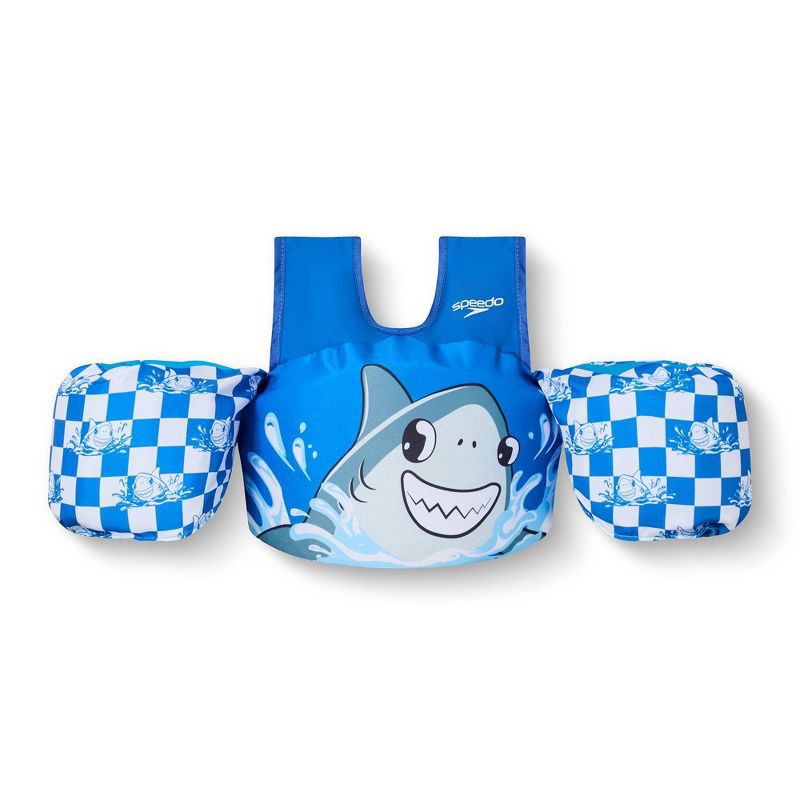 slide 1 of 4, Speedo Splash Jammer Play Forever Kids' Life Jacket Vest - Blue Lagoon, 1 ct