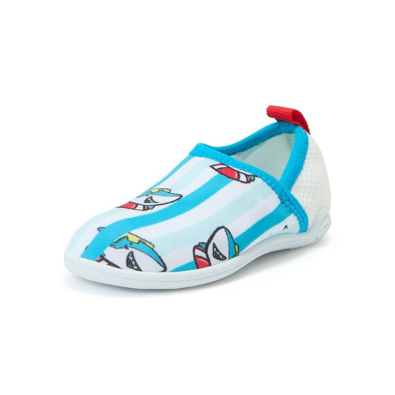 slide 1 of 6, Speedo Kids' Boys' Beach Bootie Great White Sharky Animal Icon Printed Water Shoe - XL, 1 ct