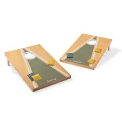 EastPoint 2' x 3' Solid Wood Game Set with 2 Regulation-Style Boards and 8 Premium Canvas Bean Bags for Backyard & Tailgate Play