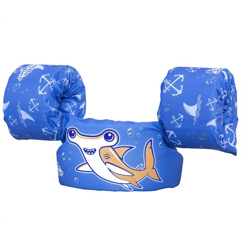 slide 1 of 10, Puddle Jumper Child Life Vest - Hammerhead Shark, 1 ct