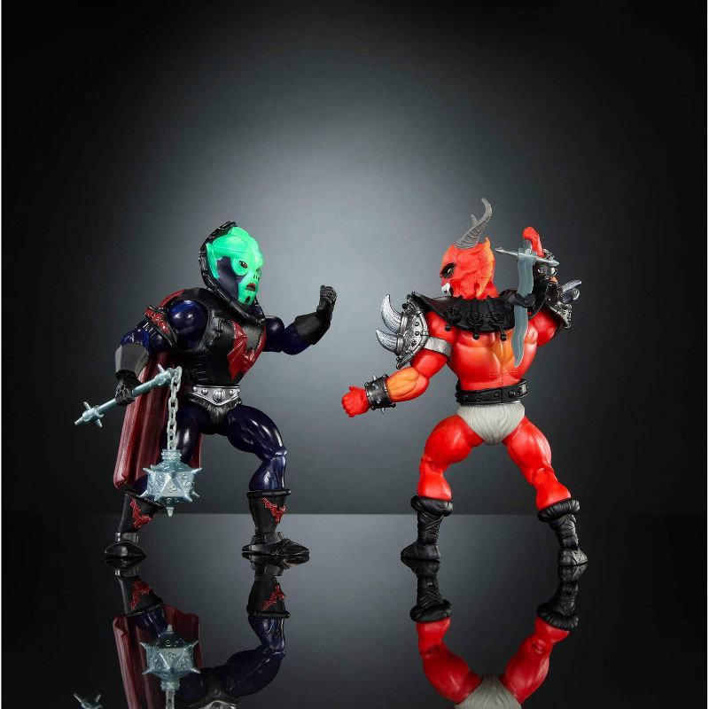 slide 3 of 5, Masters of the Universe x Stranger Things Hordak & Hellfire-Man Action Figure 2pk, 2 ct