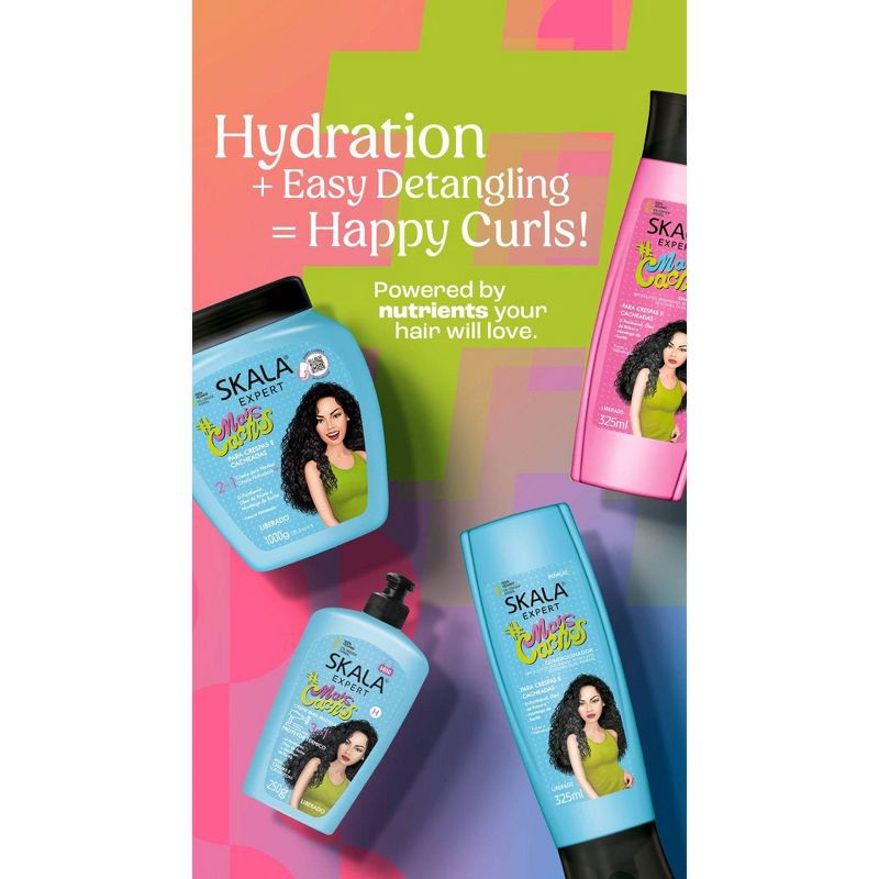 slide 4 of 4, SKALA Cachos 3-in-1 Leave in Hair Cream - 8.81oz, 8.81 oz