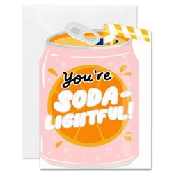 American Greetings 10 Ct. All Occasion Blank Note Cards, Soda Can Design, Includes Envelopes