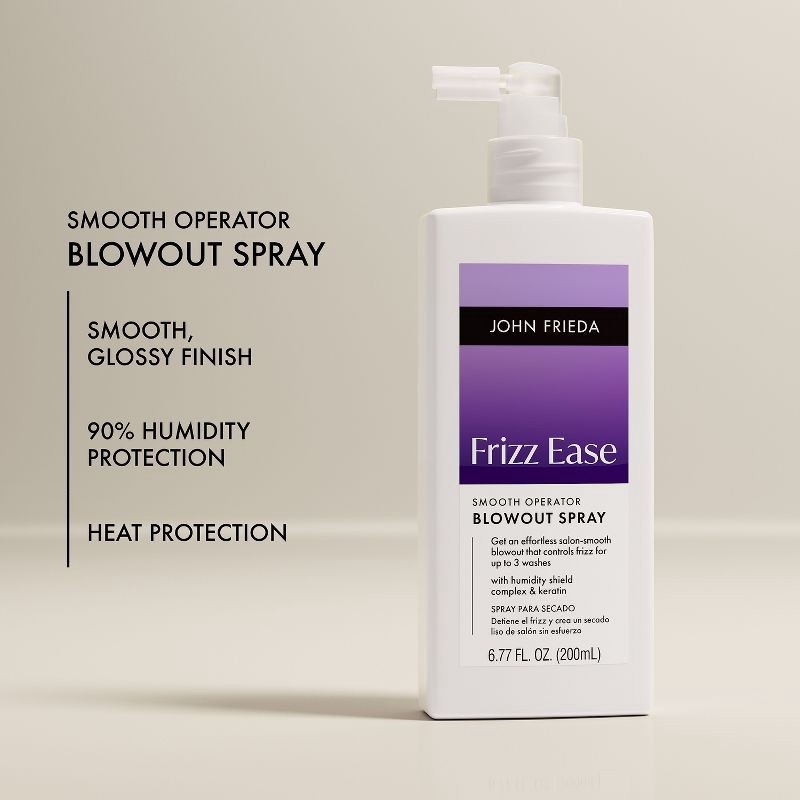 slide 5 of 10, John Frieda Frizz Ease Smooth Operator Blowout Spray - 6.77 fl oz, 6.77 fl oz