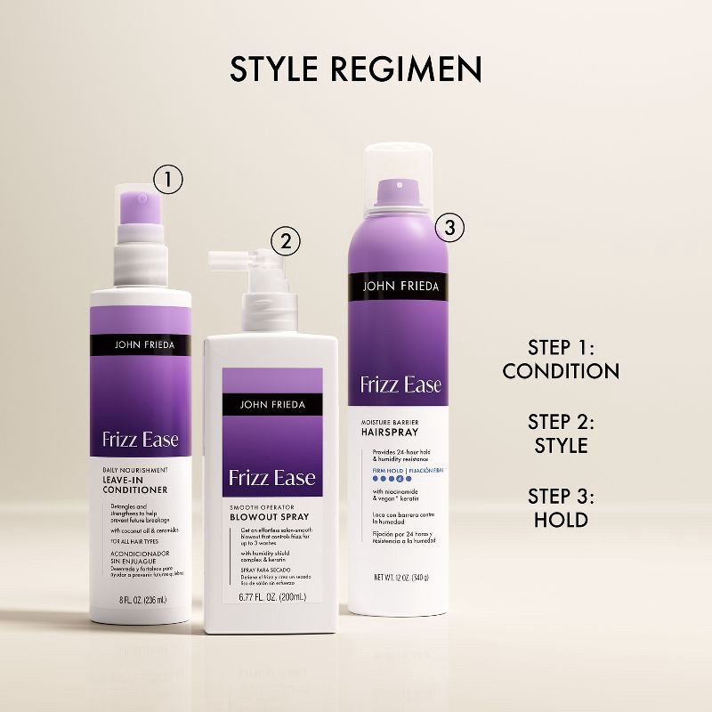 slide 10 of 10, John Frieda Frizz Ease Smooth Operator Blowout Spray - 6.77 fl oz, 6.77 fl oz