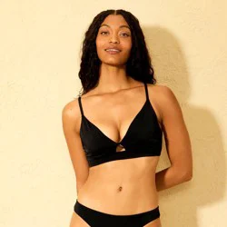 Women's Keyhole Underwire Bikini Top - Shade & Shore™ Black 34B