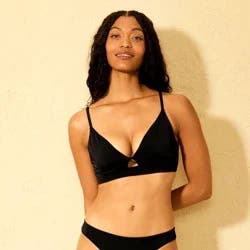 Women's Keyhole Underwire Bikini Top - Shade & Shore™ Black 34C