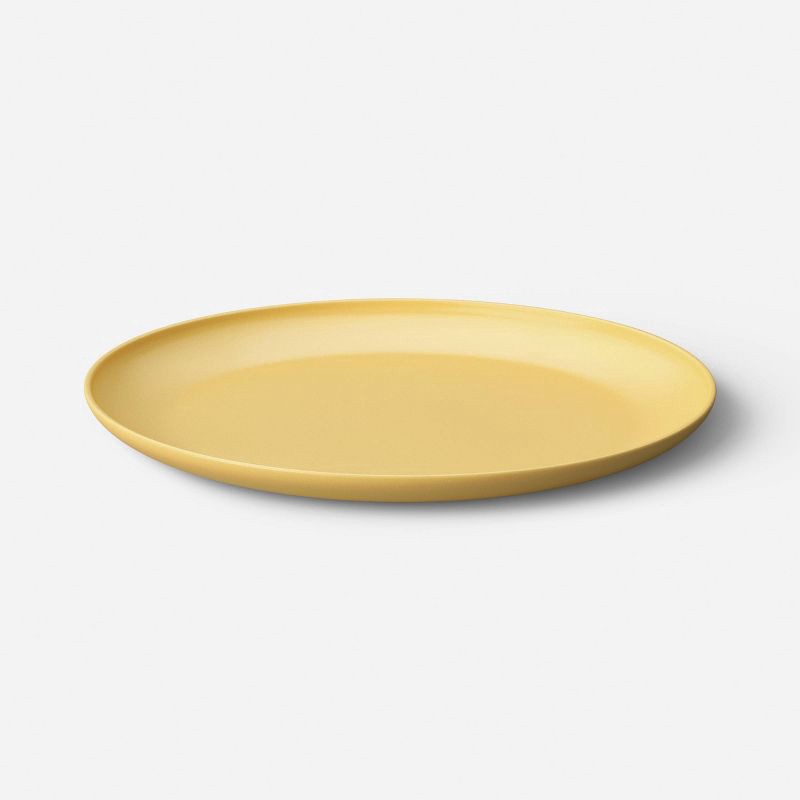 slide 3 of 3, 0.78" PolyPro Round Opaque Dinner Plate Yellow - Room Essentials™, 1 ct