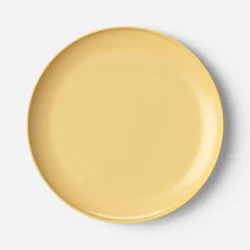 0.78" PolyPro Round Opaque Dinner Plate Yellow - Room Essentials™
