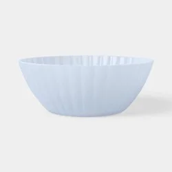 PolyPro Fluted Translucent Cereal Bowl Blue - Room Essentials™