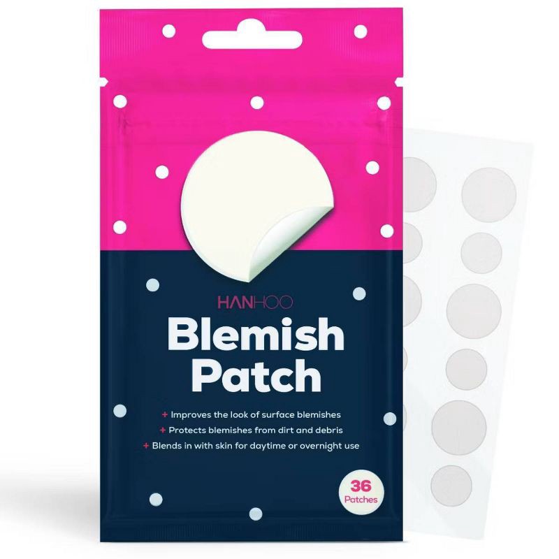 slide 1 of 10, HANHOO Original Blemish Patch - 36ct: Vegan, Facial Treatments, Acne-Prone Skin, Unscented, 36 ct