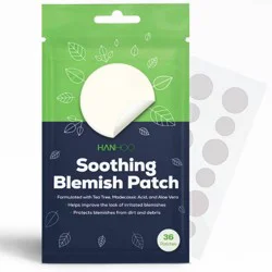 HANHOO Aloe Soothing Blemish Patch - 36ct: Vegan, Facial Treatments, Acne-Prone, Unscented