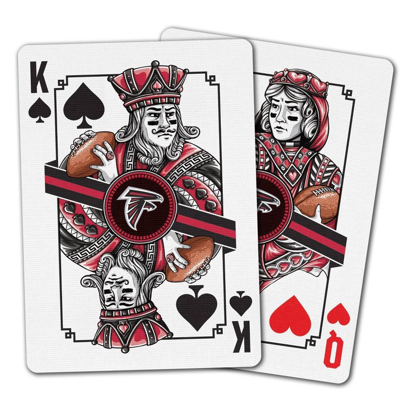 slide 3 of 6, NFL Atlanta Falcons Playing Cards, 1 ct