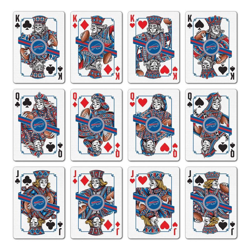 slide 2 of 6, NFL Buffalo Bills Playing Cards, 1 ct