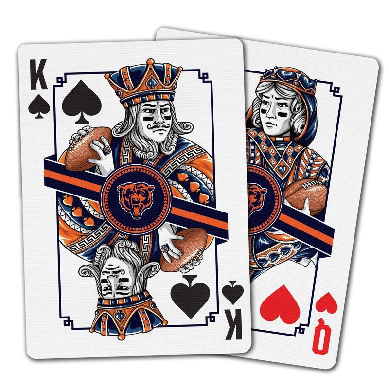 slide 3 of 6, NFL Chicago Bears Playing Cards, 1 ct