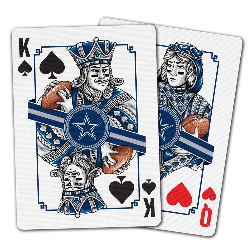 slide 3 of 6, NFL Dallas Cowboys Playing Cards, 1 ct