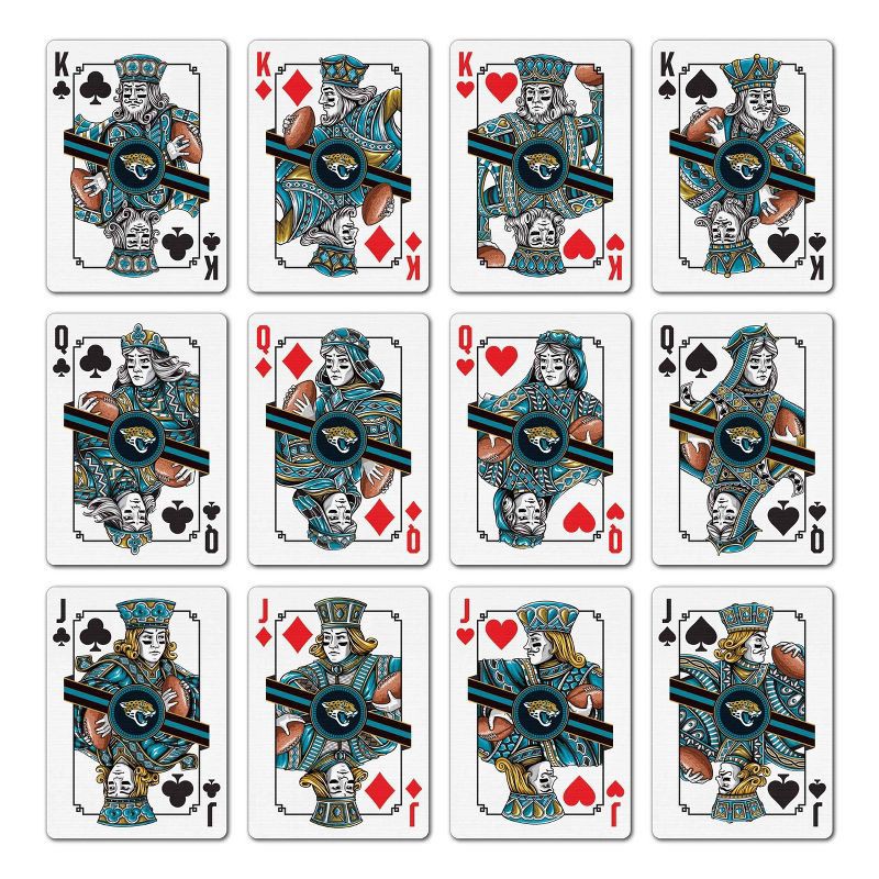 slide 2 of 6, NFL Jacksonville Jaguars Playing Cards, 1 ct