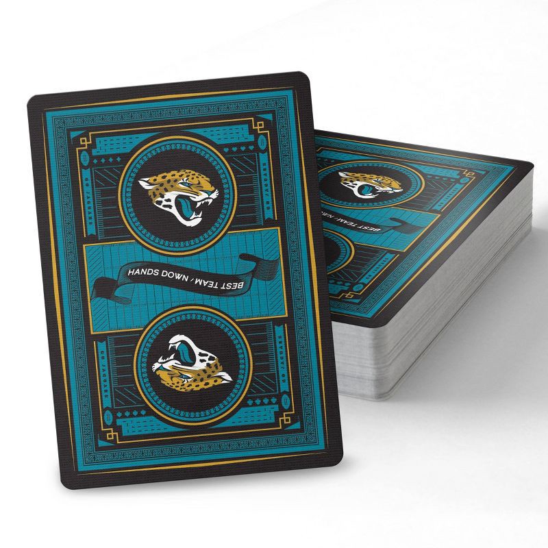 slide 4 of 6, NFL Jacksonville Jaguars Playing Cards, 1 ct