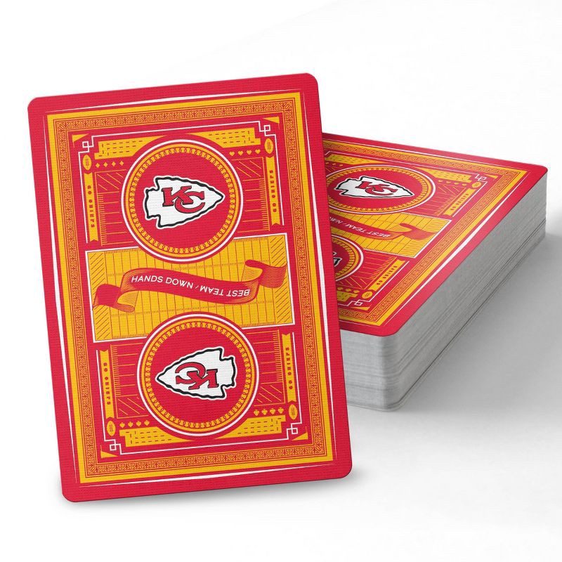 slide 4 of 6, NFL Kansas City Chiefs Playing Cards, 1 ct