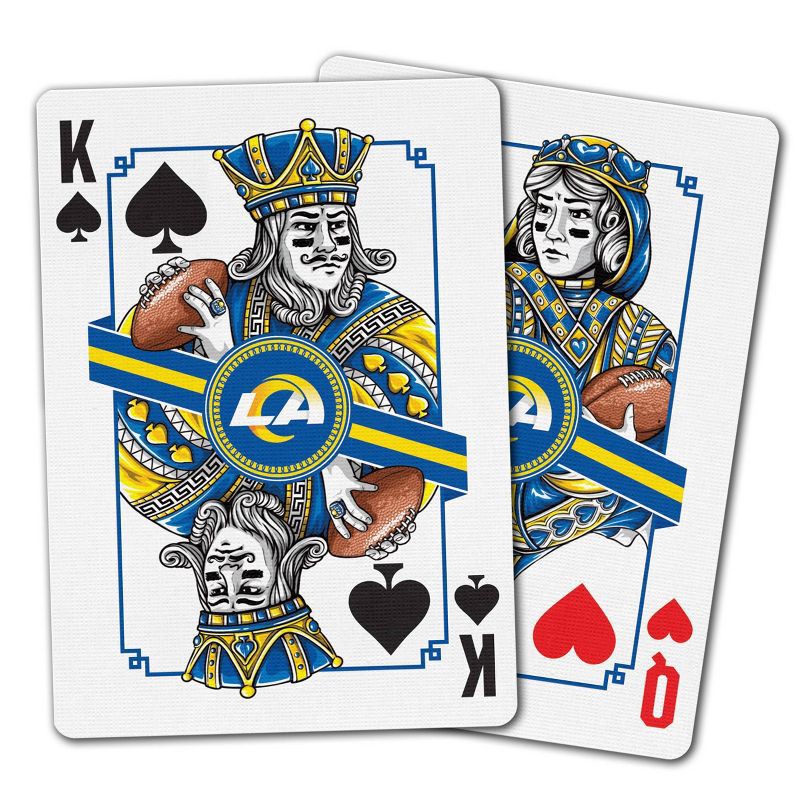 slide 3 of 6, NFL Los Angeles Rams Playing Cards, 1 ct
