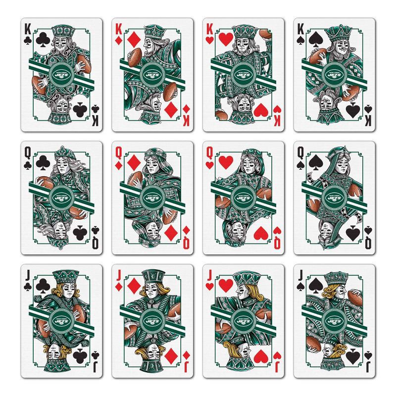 slide 2 of 6, NFL New York Jets Playing Cards, 1 ct