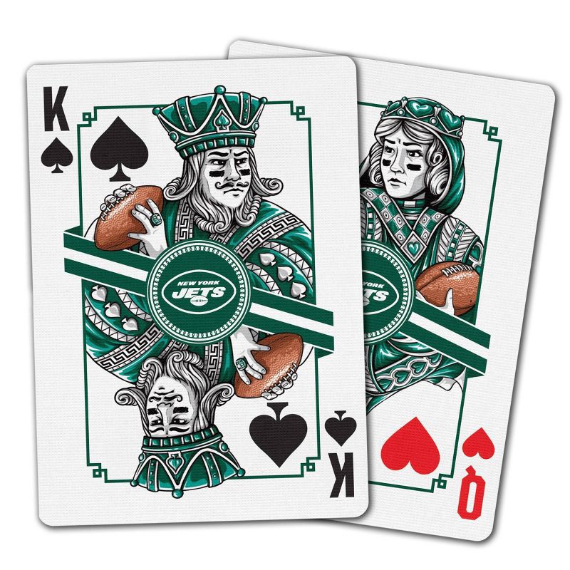 slide 3 of 6, NFL New York Jets Playing Cards, 1 ct