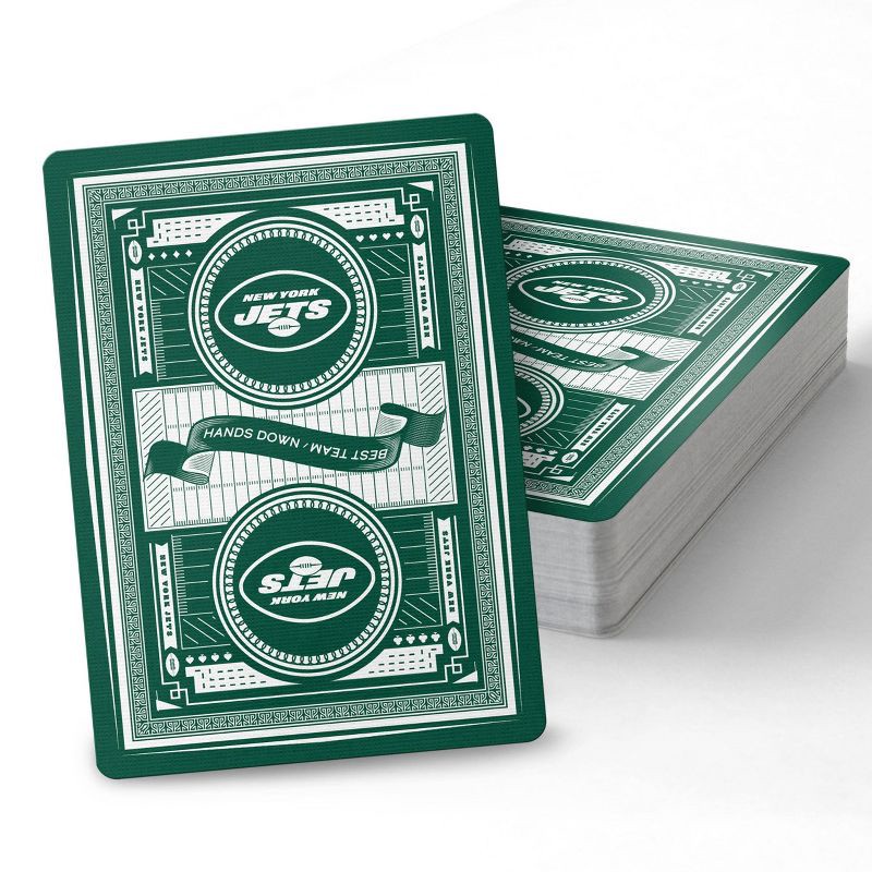 slide 4 of 6, NFL New York Jets Playing Cards, 1 ct