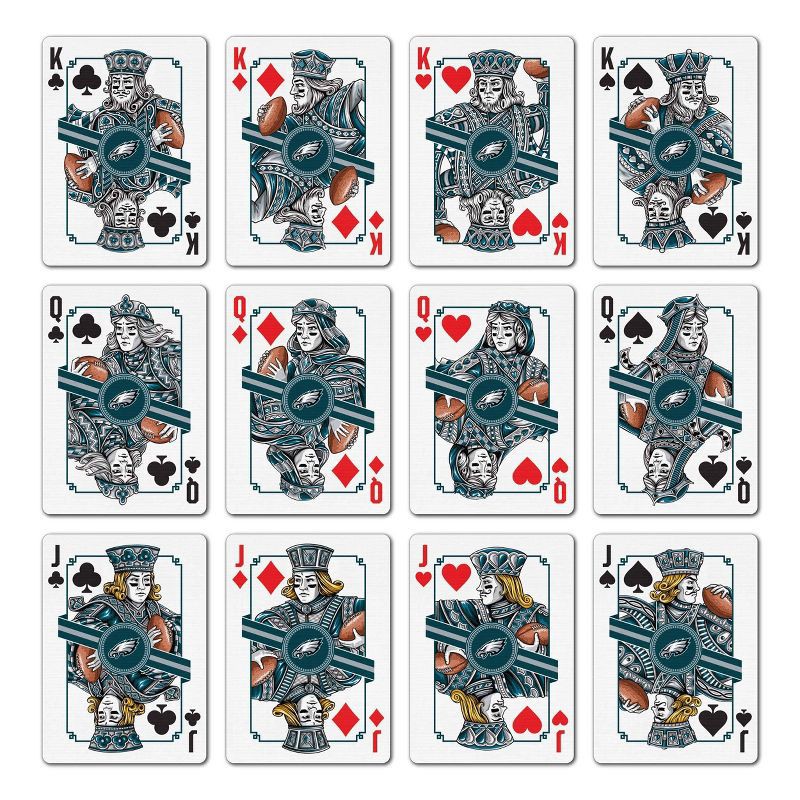 slide 2 of 6, NFL Philadelphia Eagles Playing Cards, 1 ct