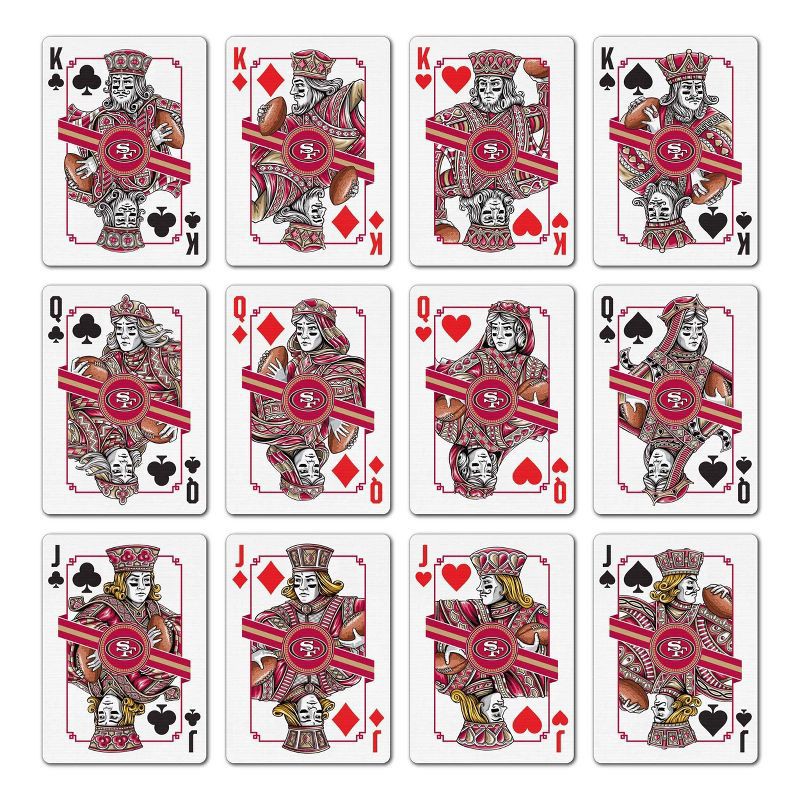 slide 2 of 6, NFL San Francisco 49ers Playing Cards, 1 ct