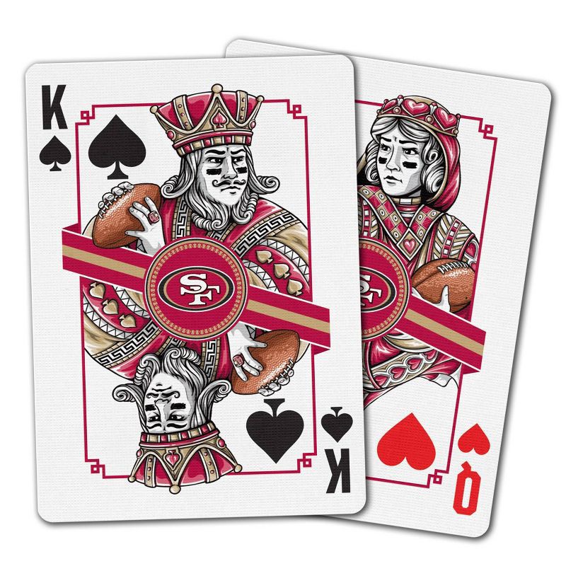 slide 3 of 6, NFL San Francisco 49ers Playing Cards, 1 ct