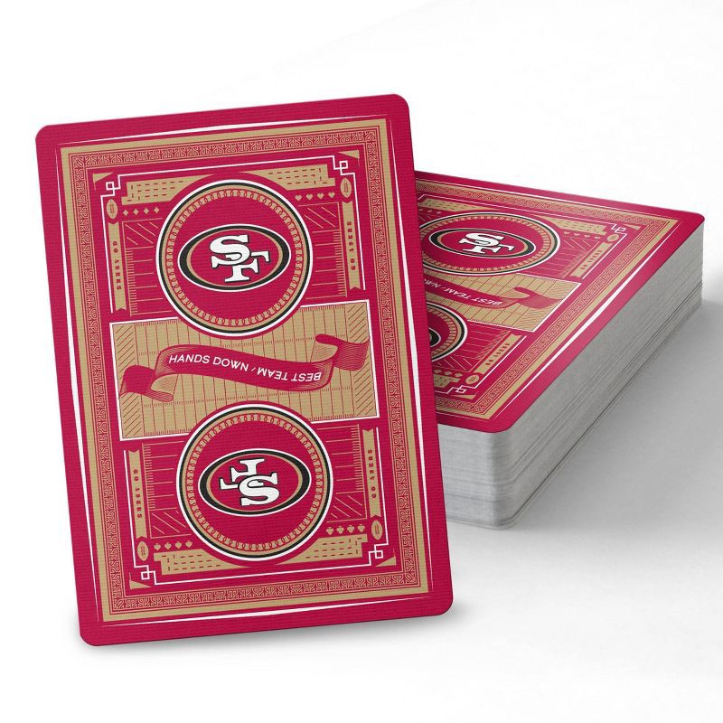 slide 4 of 6, NFL San Francisco 49ers Playing Cards, 1 ct