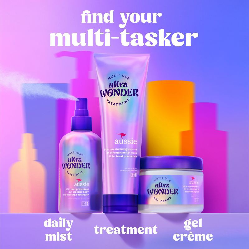 slide 6 of 9, Aussie AU Ultra Wonder Daily Mist - 7.6 fl oz, 7.6 fl oz