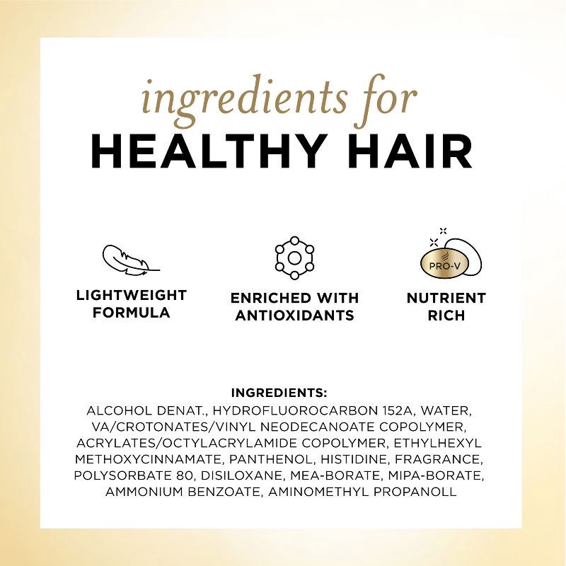 slide 7 of 9, Pantene Strong L4 Aero Spray 14 fl oz, 14 fl oz