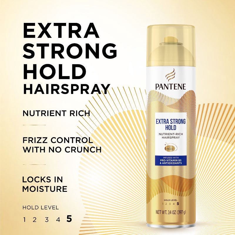 slide 2 of 9, Pantene XStrong L5 Aero Spray 14oz, 14 oz