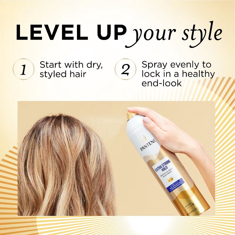 slide 5 of 9, Pantene XStrong L5 Aero Spray 14oz, 14 oz