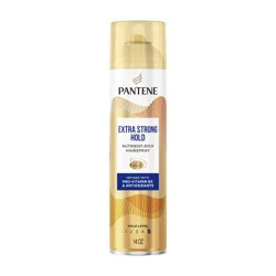 Pantene XStrong L5 Aero Spray 14oz: Hair Styling For All Hair Types, Recommended For Daily Use, Fresh Scent