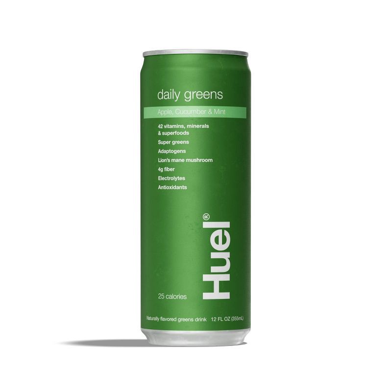 slide 2 of 9, Huel Apple Cucumber Mint Daily Ready-to-Drink Greens and Superfood Supplements - 4pk/12 fl oz, 4 ct; 12 fl oz