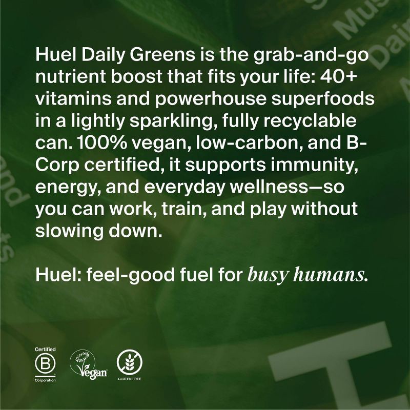 slide 9 of 9, Huel Peach Hibiscus Daily Ready-to-Drink Greens and Superfood Supplements - 4pk/12 fl oz, 4 ct; 12 fl oz
