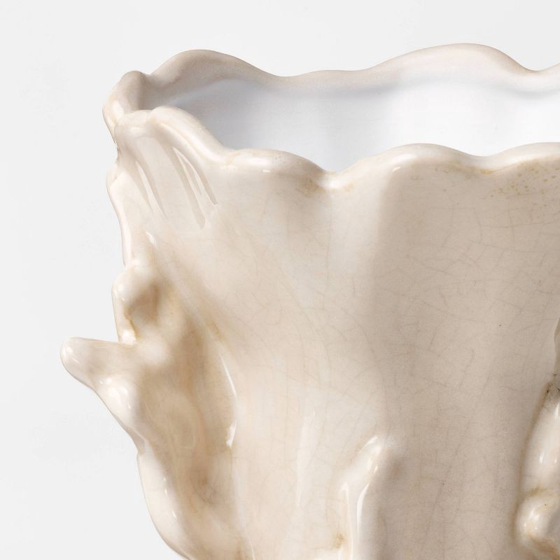 slide 3 of 3, Threshold designed w/Studio McGee Coral Ceramic Vase - Threshold™ designed with Studio McGee, 1 ct