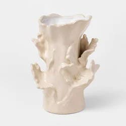 Threshold designed w/Studio McGee Coral Ceramic Vase - Threshold™ designed with Studio McGee