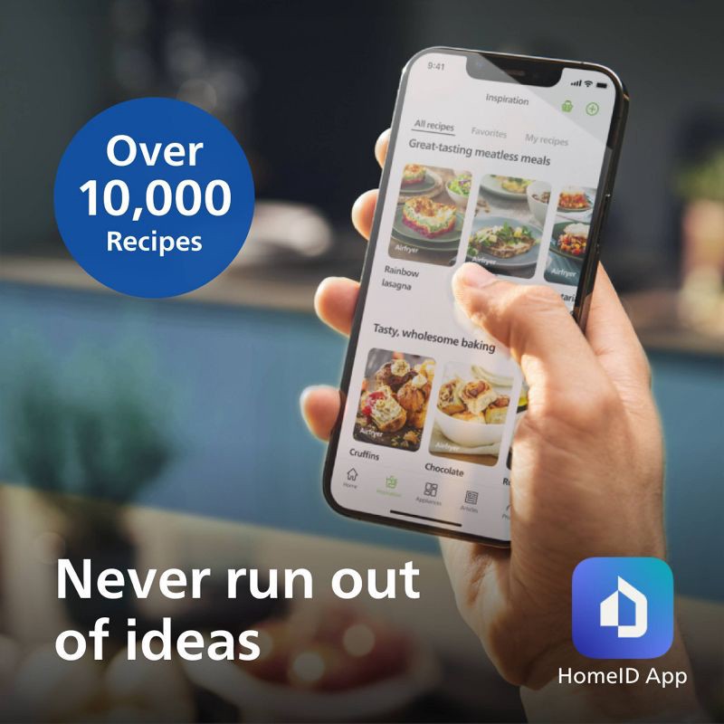 slide 10 of 14, Philips 2000 Series 6.5qt Air Fryer Black, 6.5 qt