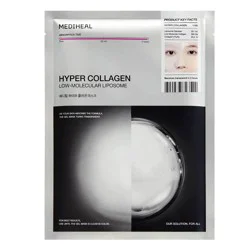 MEDIHEAL Hyper Collagen Mask - 1.19oz: Hypoallergenic, Sheet Form, Face Application, For Normal & Dry Skin