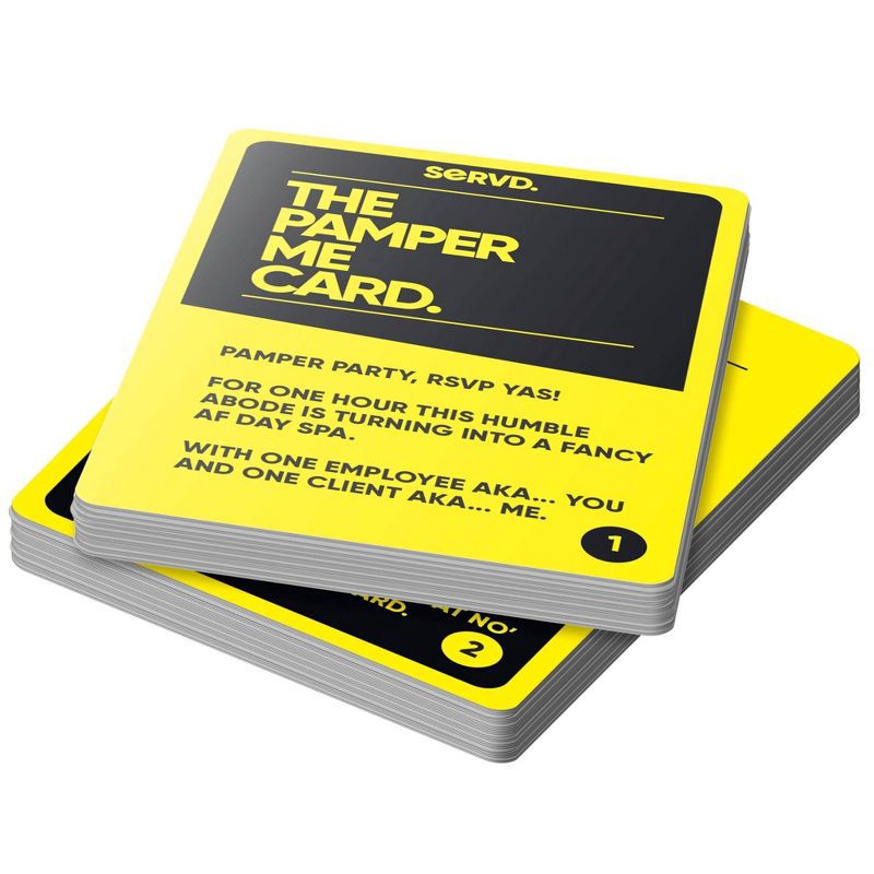 slide 4 of 5, Hasbro Gaming SERVD Couples Card Game for Adults, 1 ct