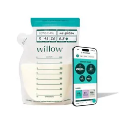 WILLOW Breast Milk Storage Bags with SmartStash Tracking - 50ct