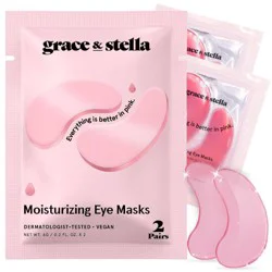 Grace & Stella Under Eye Mask - Pink - 2ct
