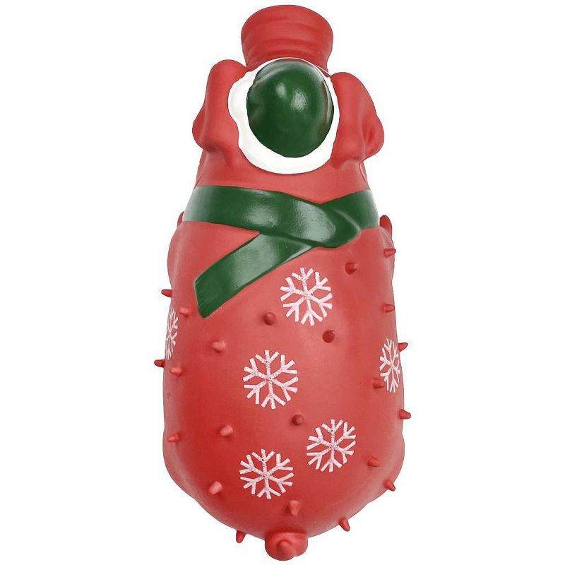 slide 3 of 6, Multipet Grunting Pig with Santa Hat Interactive Dog Toy, 1 ct