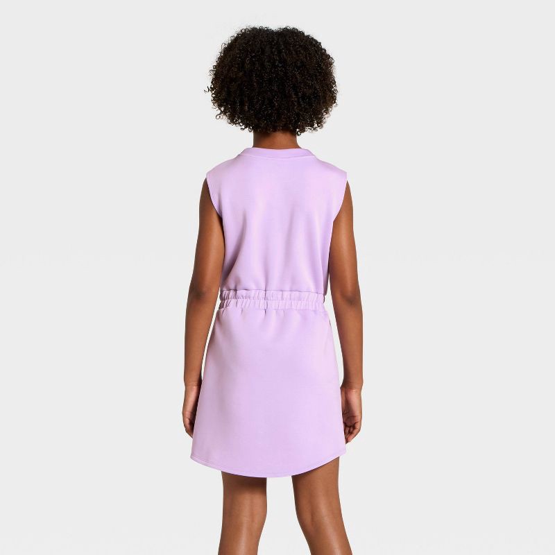 slide 2 of 3, Girls' Airy Sleek Dress - All In Motion™ Lilac Purple S, 1 ct
